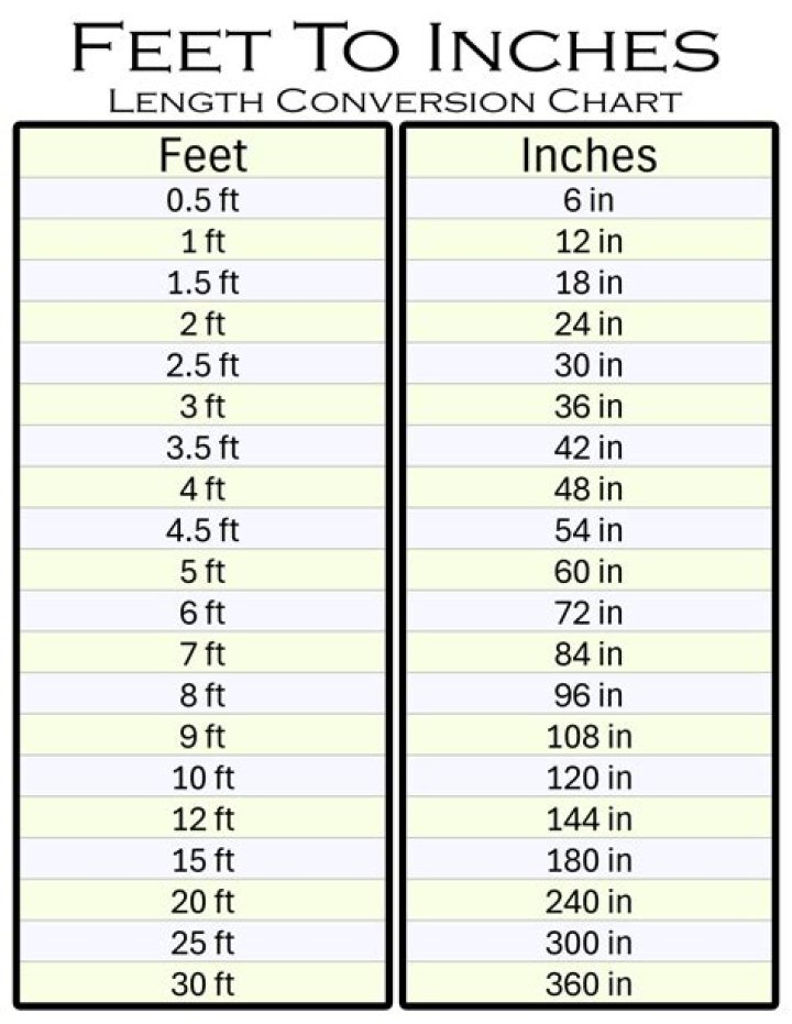 Convert 48 Inches Into Feet: A Comprehensive Guide