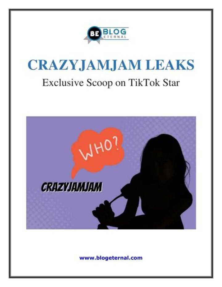 CrazyJamJam Leaks: The Untold Story and Its Impact