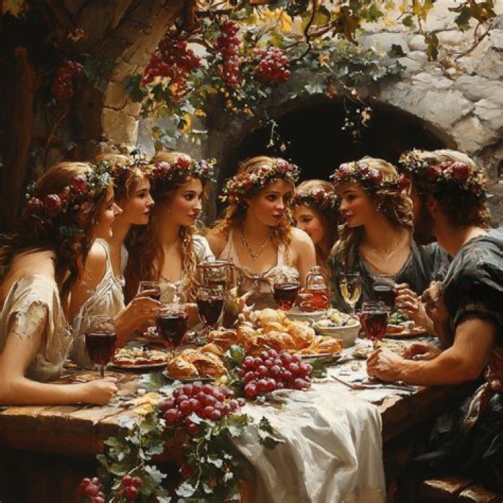 Dionysus Feast of the Gods Painting: A Masterpiece Celebrating Joy and Divinity