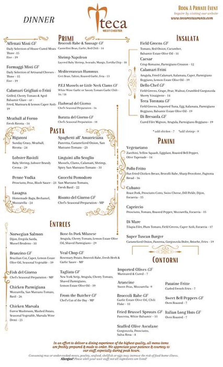 Teca West Chester PA Menu: Your Ultimate Guide to Authentic Mexican Cuisine