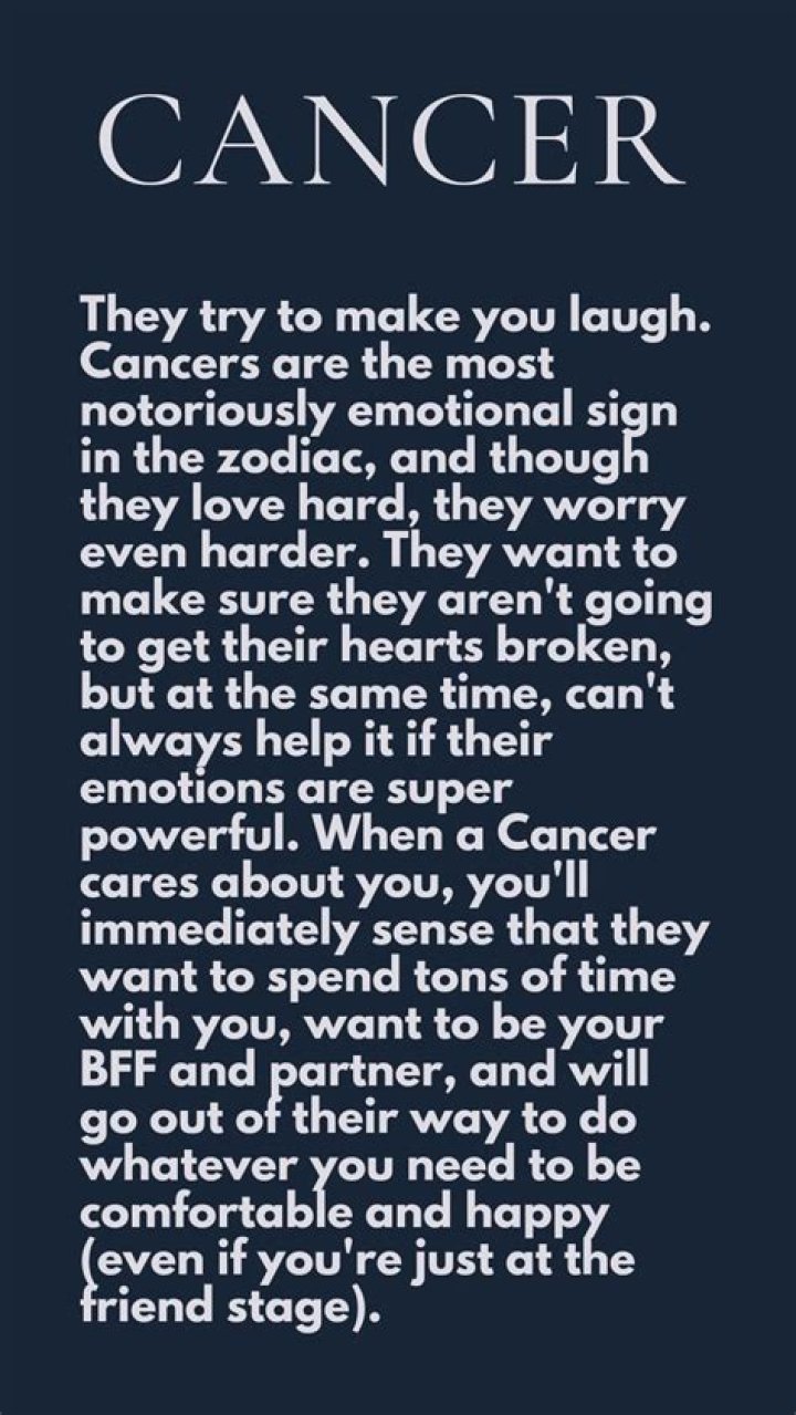 Understanding the Intriguing Personality of a Cancer Male